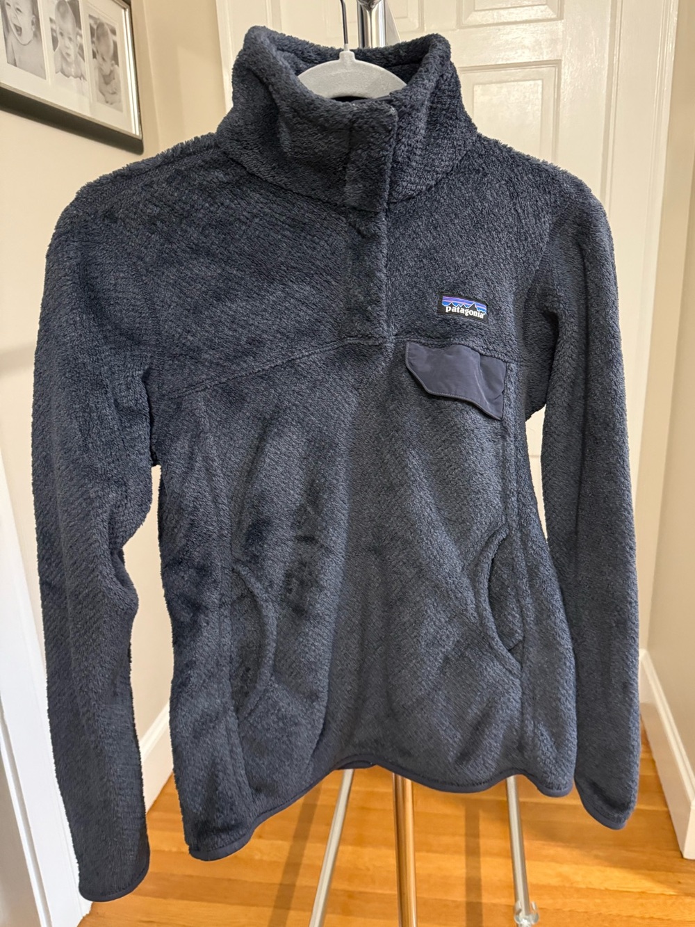 Patagonia Women’s Re Tool Half Snap Pullover - Navy, size S